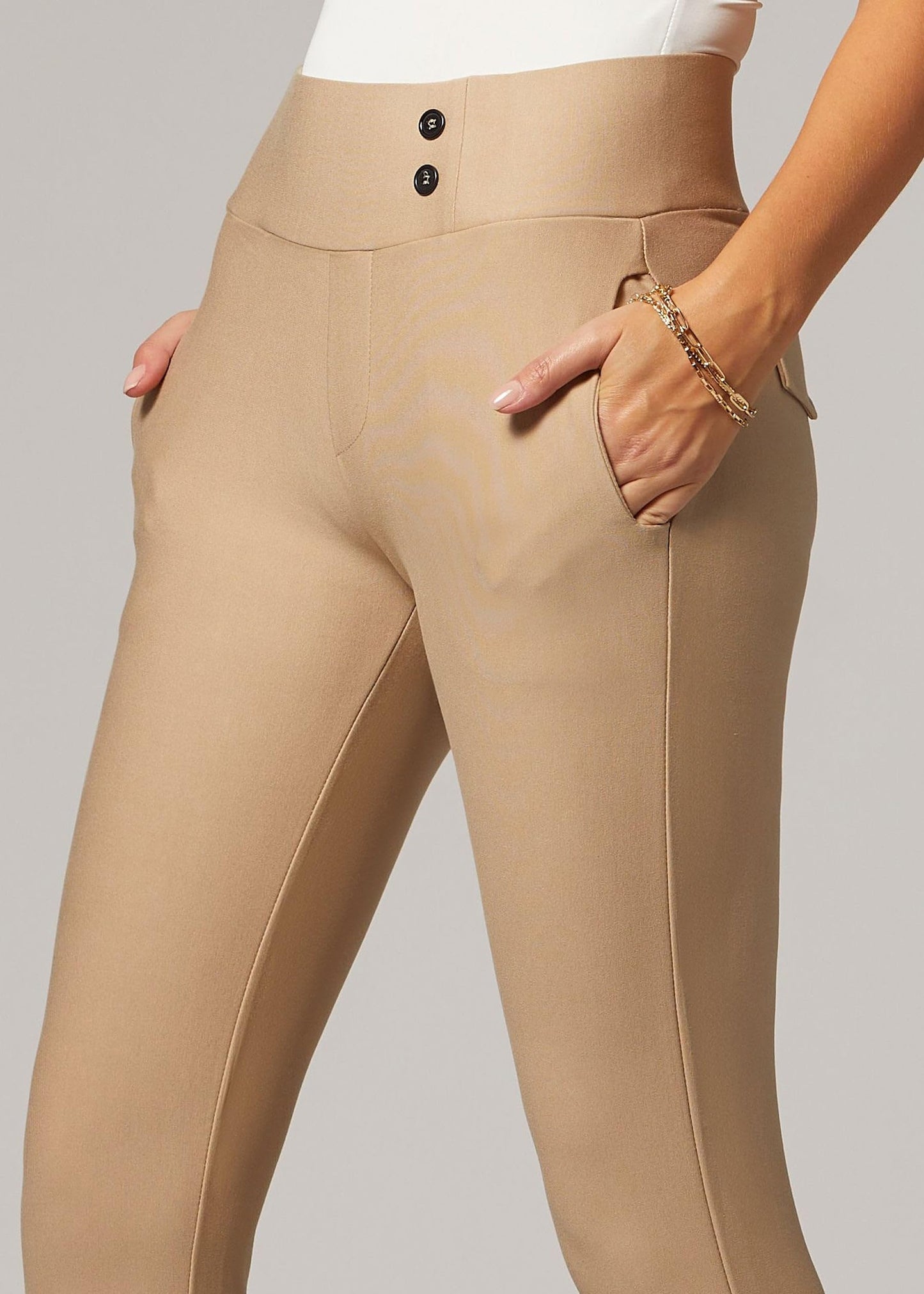 Conceited Dress Pants Women - Stretchy - Tummy Control - All Day Comfort Wear to Work - Womens Pants in Regular and Plus Size