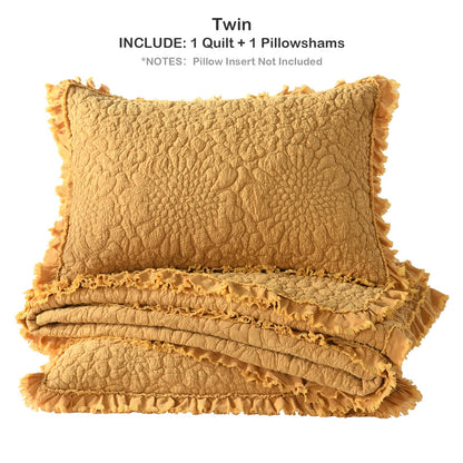 Multiple Colors & Sizes (Twin, Full/Queen, King) – Lightweight 3-Piece Microfiber Bedding