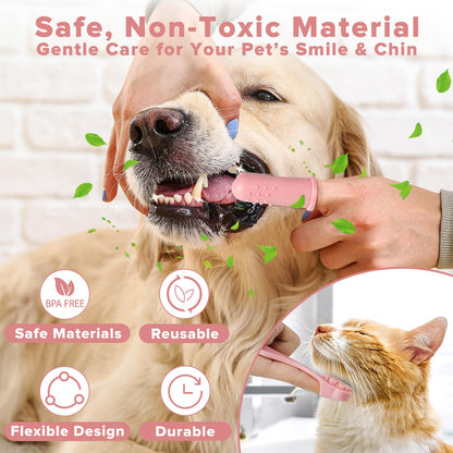 6PCS Pet Grooming Kit for Dogs,Cats and Horses | Dog Washing Gloves | Dog Bath Brush | Dog Bath Gloves | Dog Shampoo Brush | Pet Grooming Gloves | Dog Bath Supplies