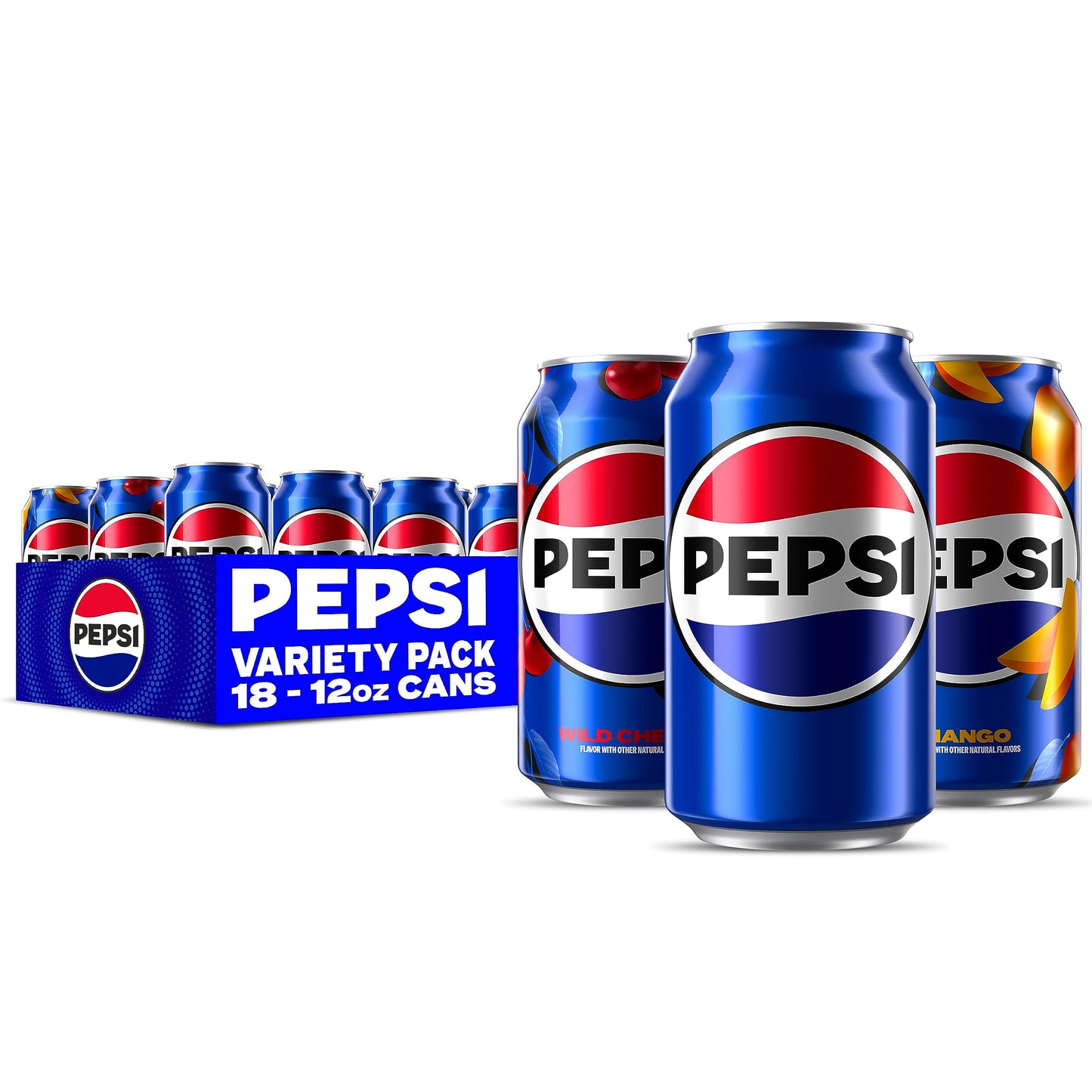 Pepsi Soda, 7.5 Ounce Mini Cans, (10 Pack) (Packaging May Vary)