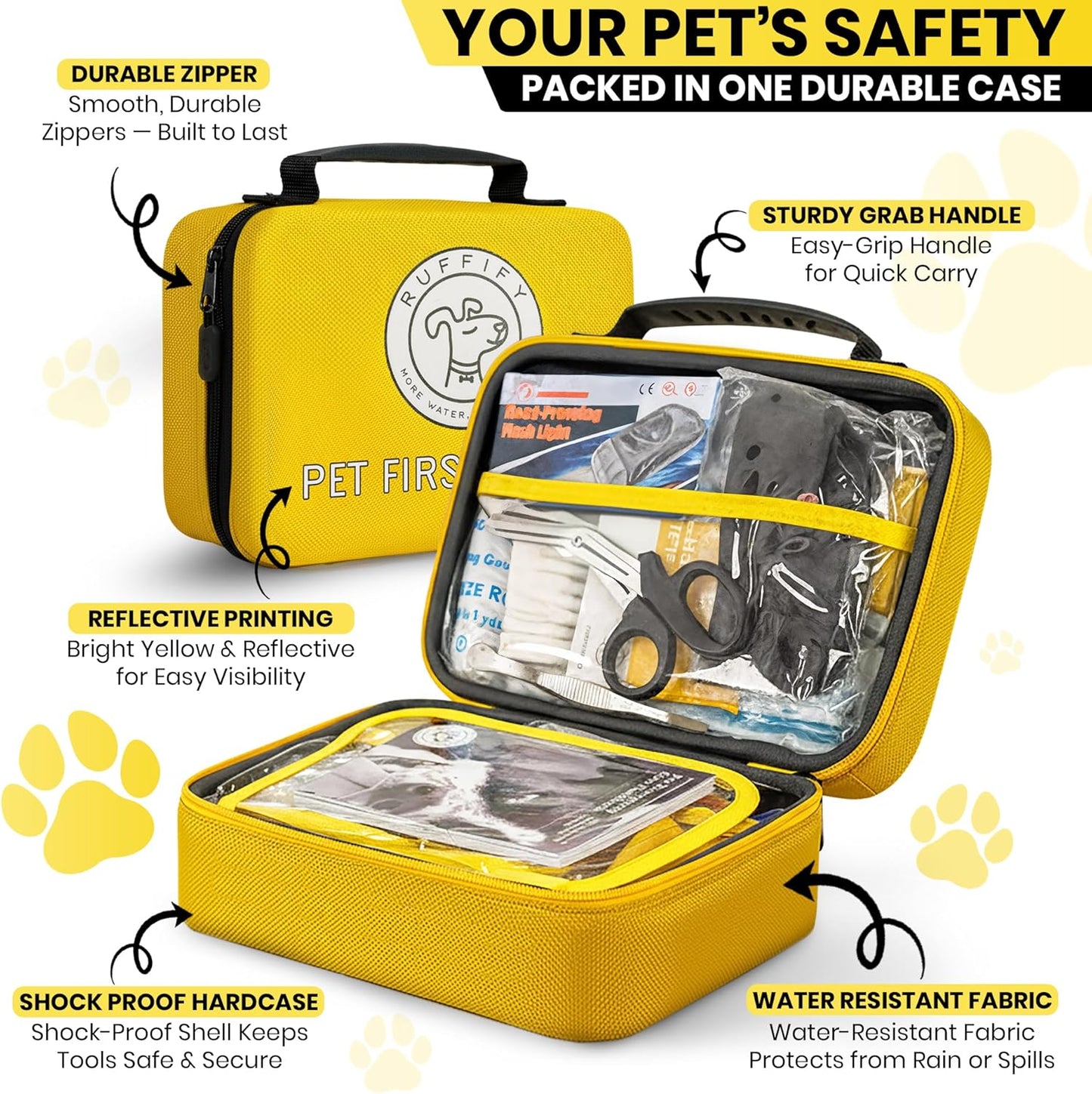 Dog First Aid Kit – 27 Essential Items Pet Emergency Kit