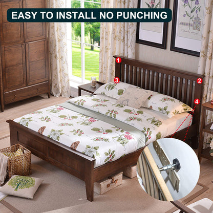 Krisler Adjustable Bed Frame Anti-Shake Tool – 4-Pack Threaded Headboard Stoppers (27–114mm)