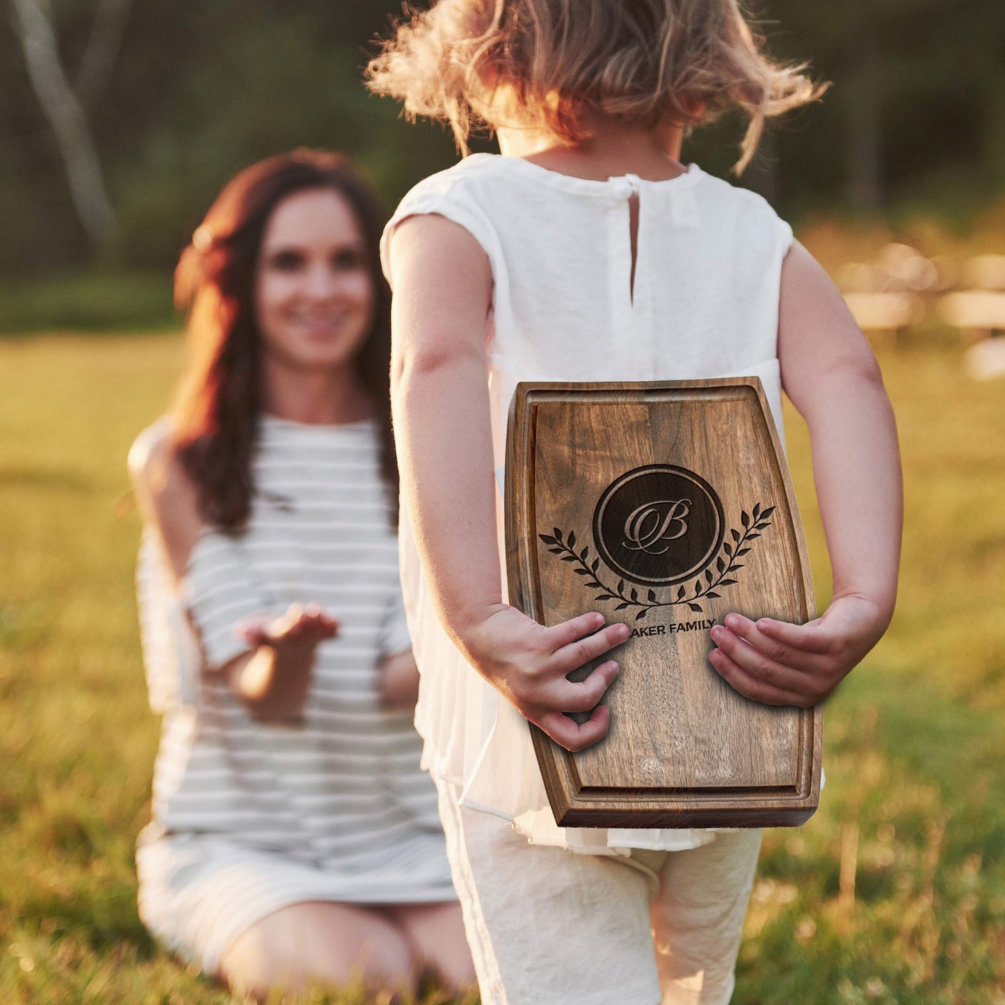 Personalized Walnut Cutting Board with Coasters, Mineral Oil and Gift Wrap Available - Customize Your Own Chopping Board Made in USA (Design 22, 3. Walnut 17"x11")