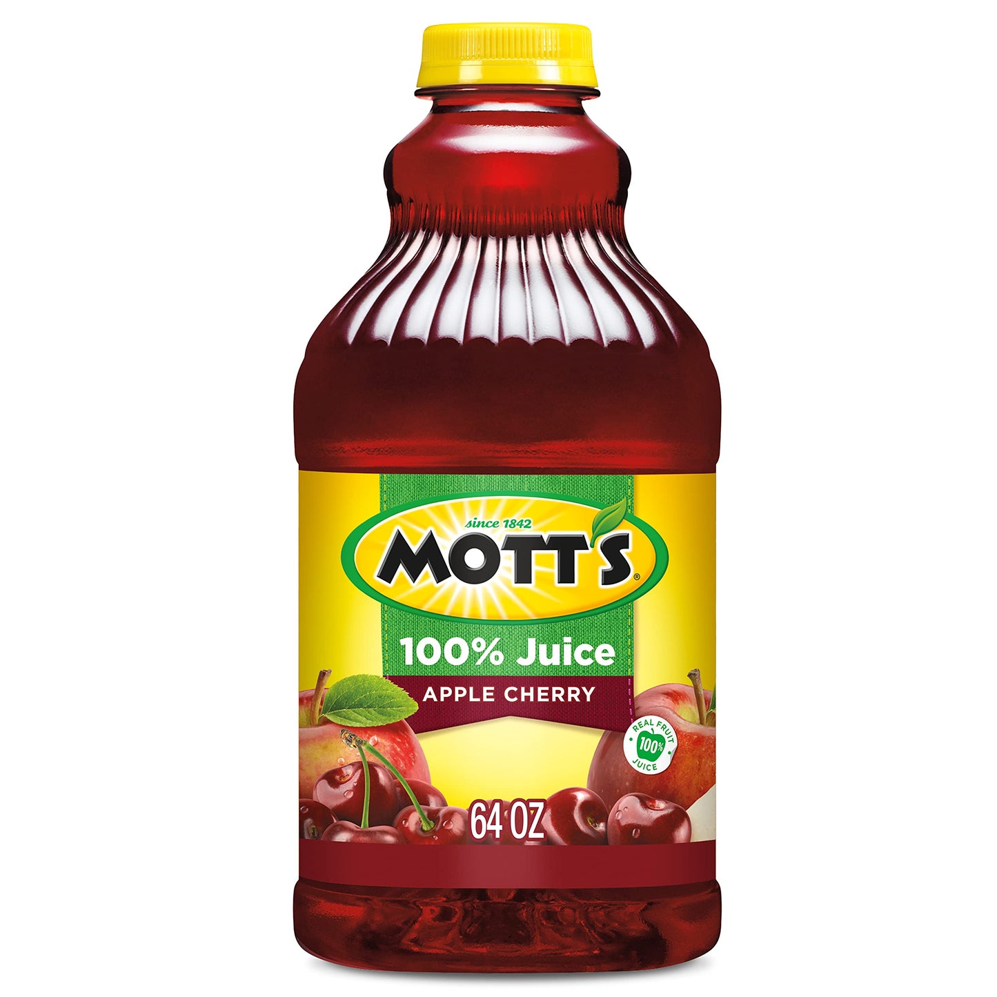 Mott's 100 % Original Apfelsaft, 8-fl-oz-Flaschen, 24 Stück (4 Packungen mit 6 Stück), 2 Portionen Obst, 100 % Fruchtsaft, glutenfrei, koffeinfrei, koscher, enthält keine künstlichen Farbstoffe oder Süßstoffe 