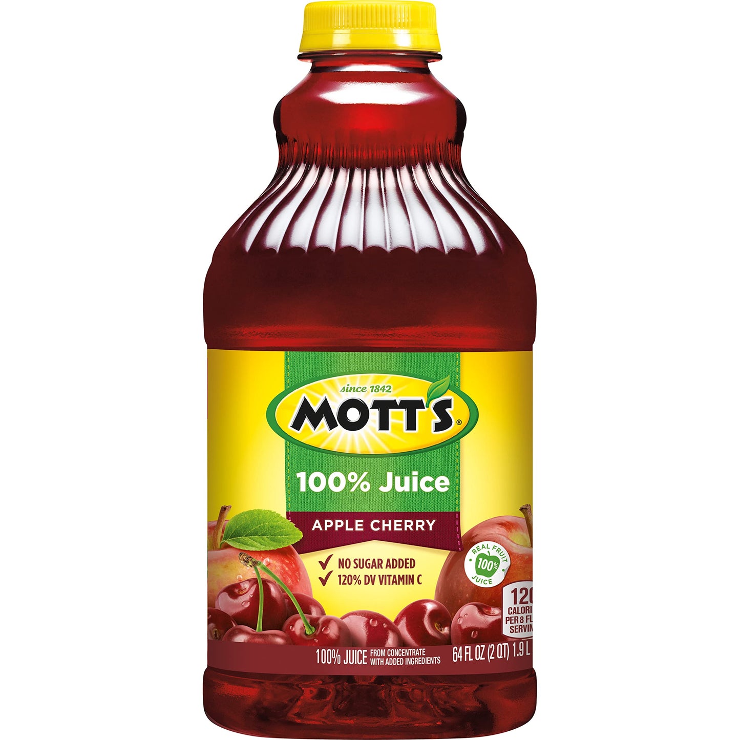 Mott's 100 % Original Apfelsaft, 8-fl-oz-Flaschen, 24 Stück (4 Packungen mit 6 Stück), 2 Portionen Obst, 100 % Fruchtsaft, glutenfrei, koffeinfrei, koscher, enthält keine künstlichen Farbstoffe oder Süßstoffe 