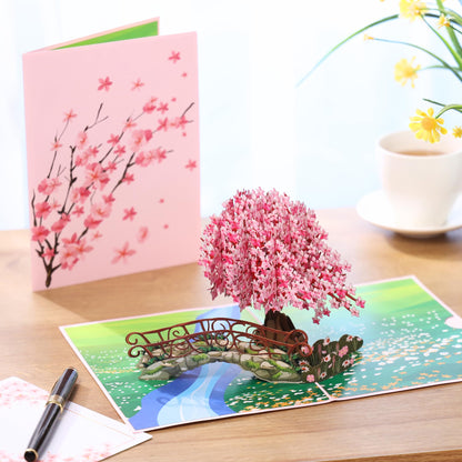 Pop Up Anniversary Card, 3D Cards 6x8 inch