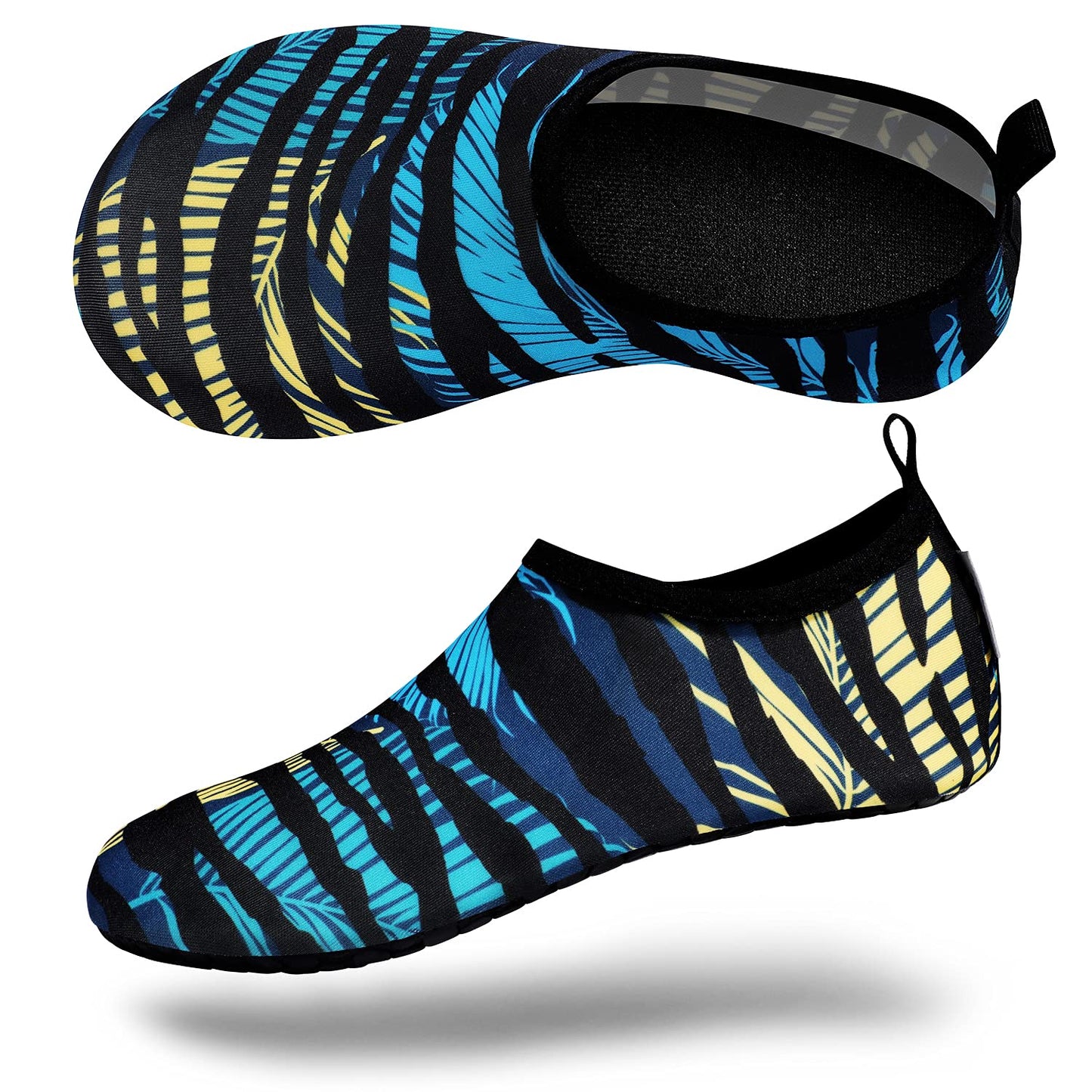 VIFUUR Wassersportschuhe Barfuß Schnelltrocknende Aqua-Yoga-Socken Slip-on für Männer Frauen