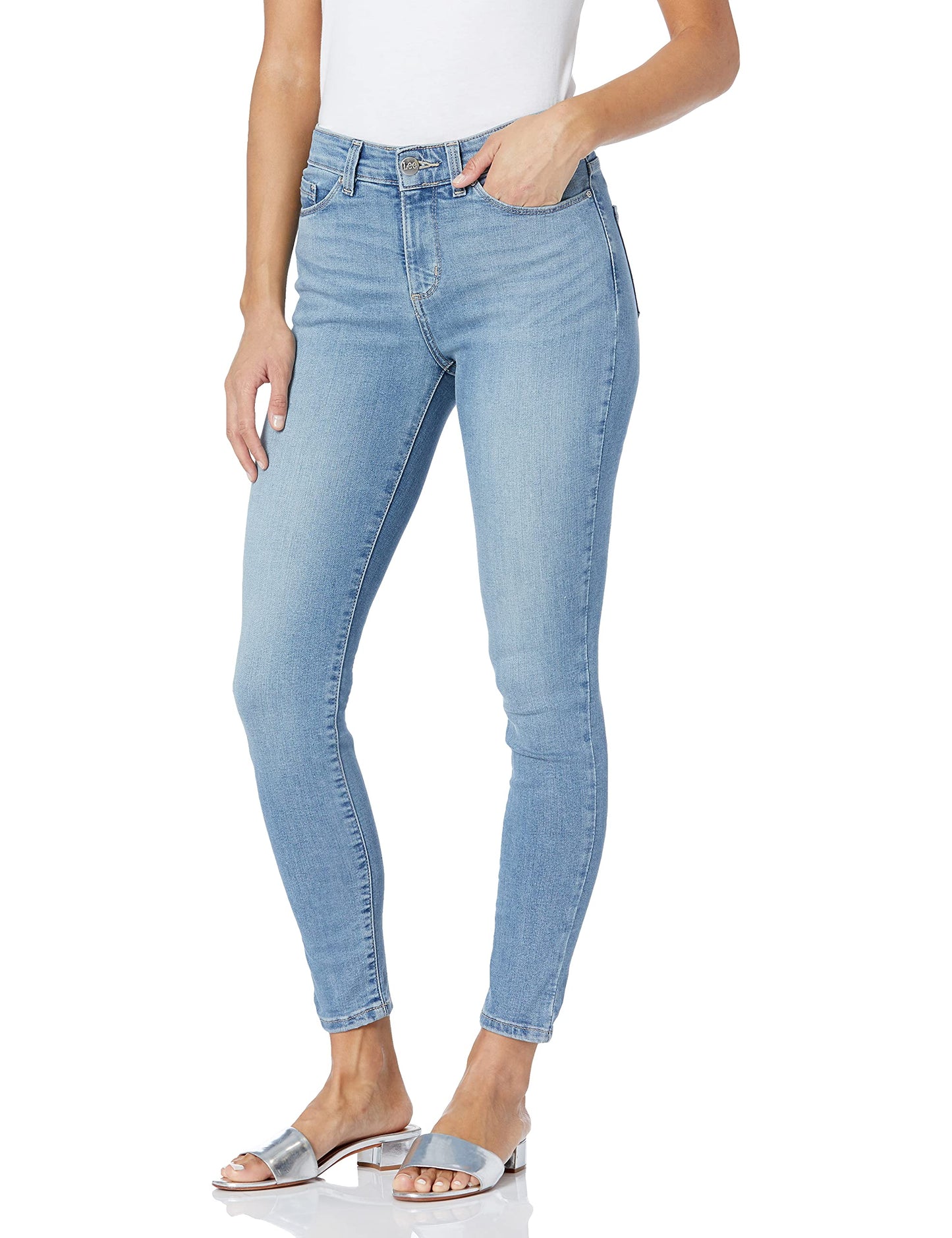 Lee Damen Sculpting Slim Fit Jeans mit Skinny-Bein 