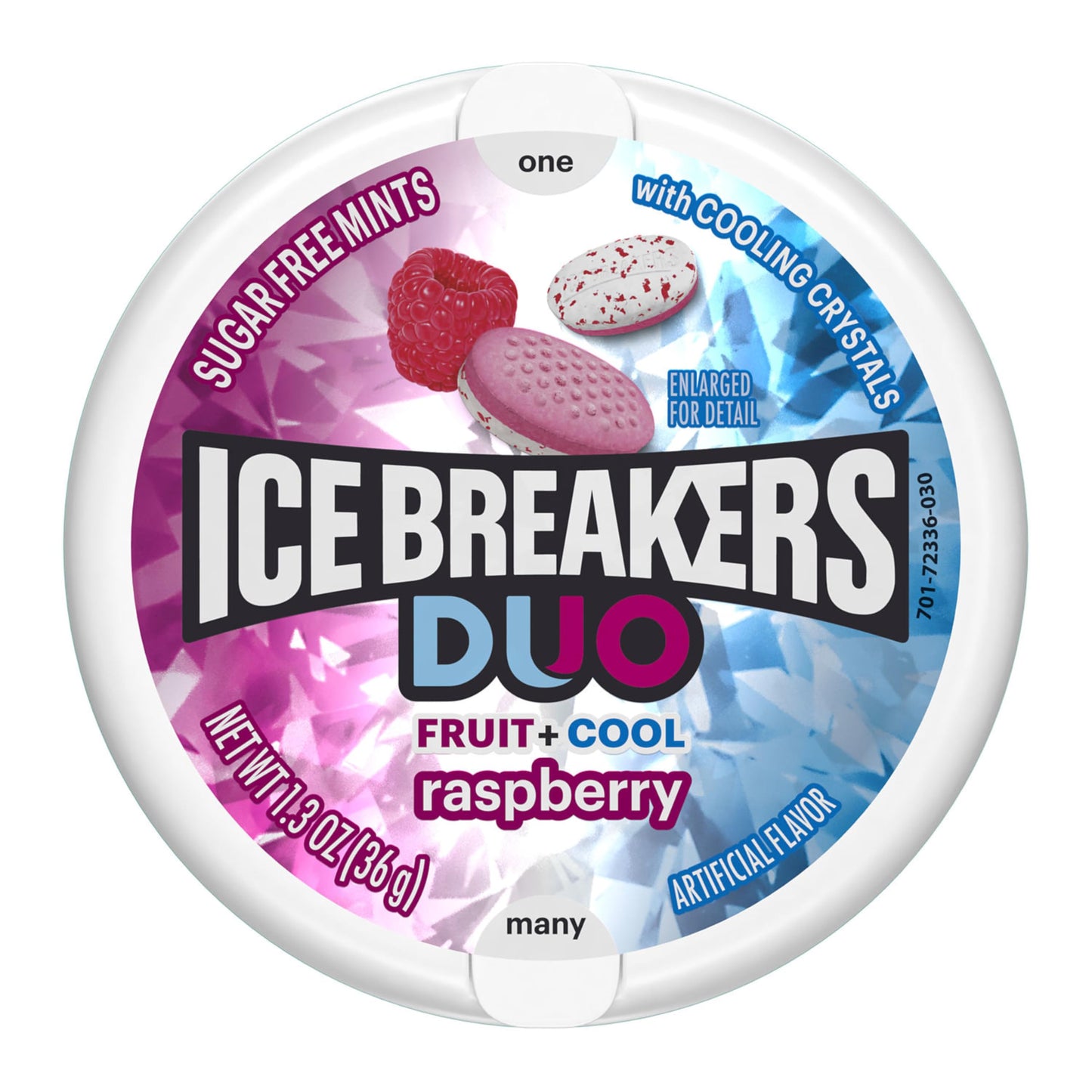 Ice Breakers Duo Fruit Plus Cool Cherry Sugar Free Mints Tins, 1.3 oz (8 Count)