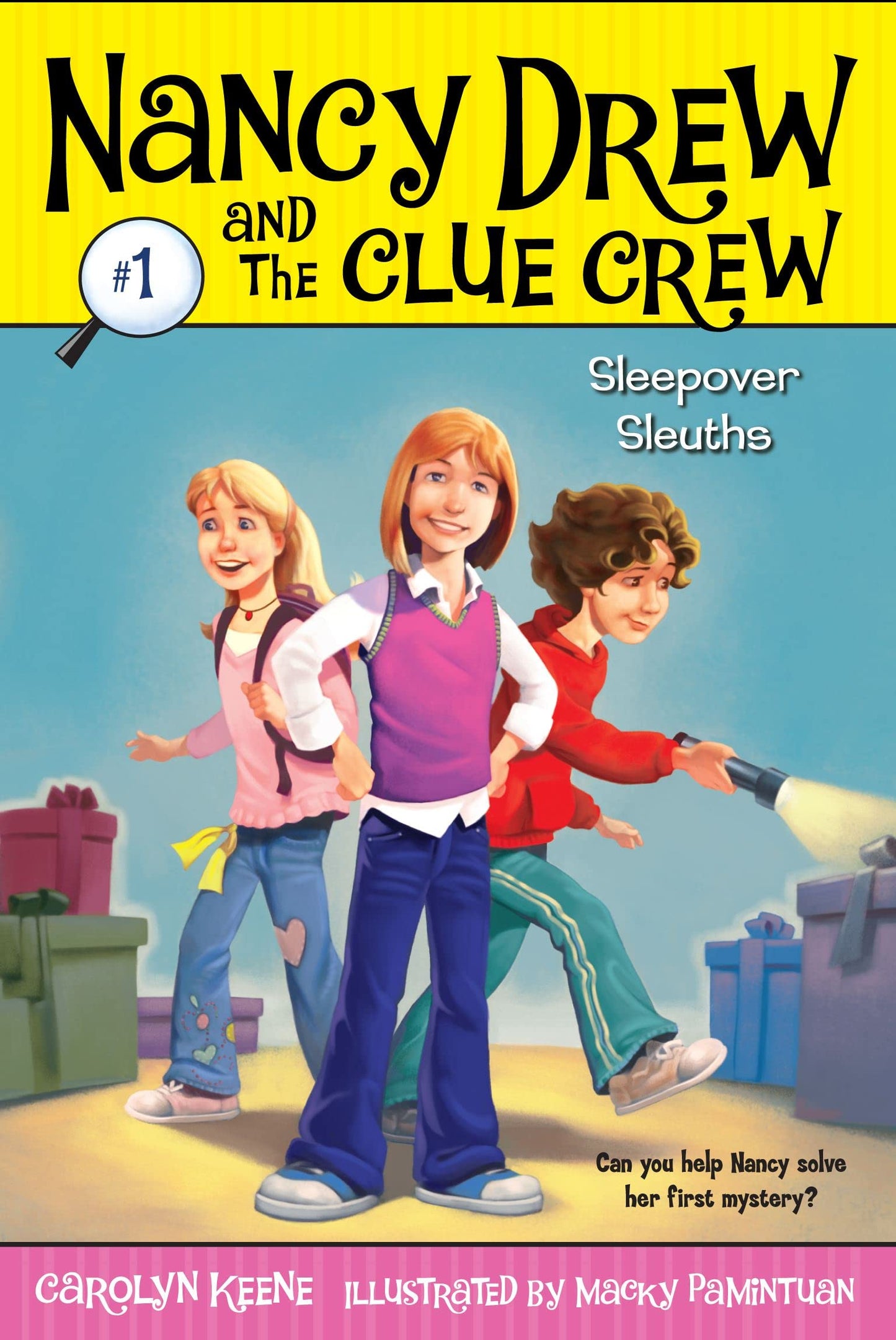 Sleepover Sleuths (Nancy Drew and the Clue Crew #1)