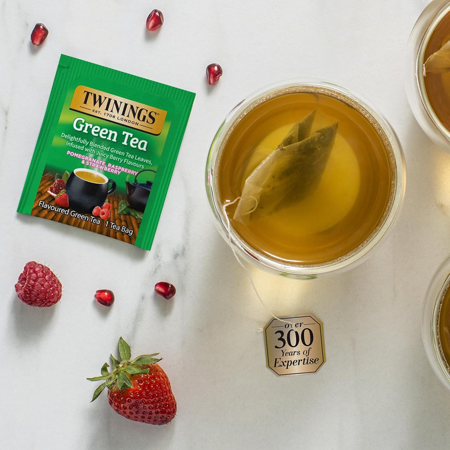 Twinings Tea Bags Variety Collection (Pack of 40) with Honey Sticks