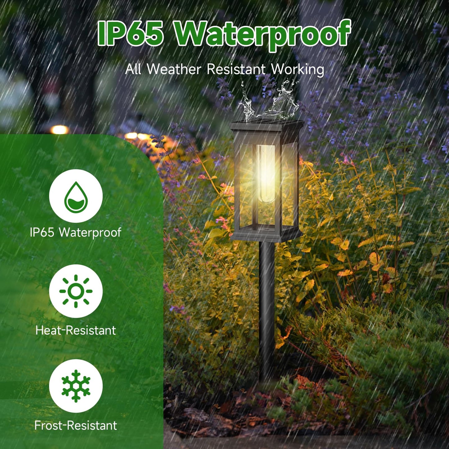 Solar Pathway Light – Waterproof LED Landscape Lighting