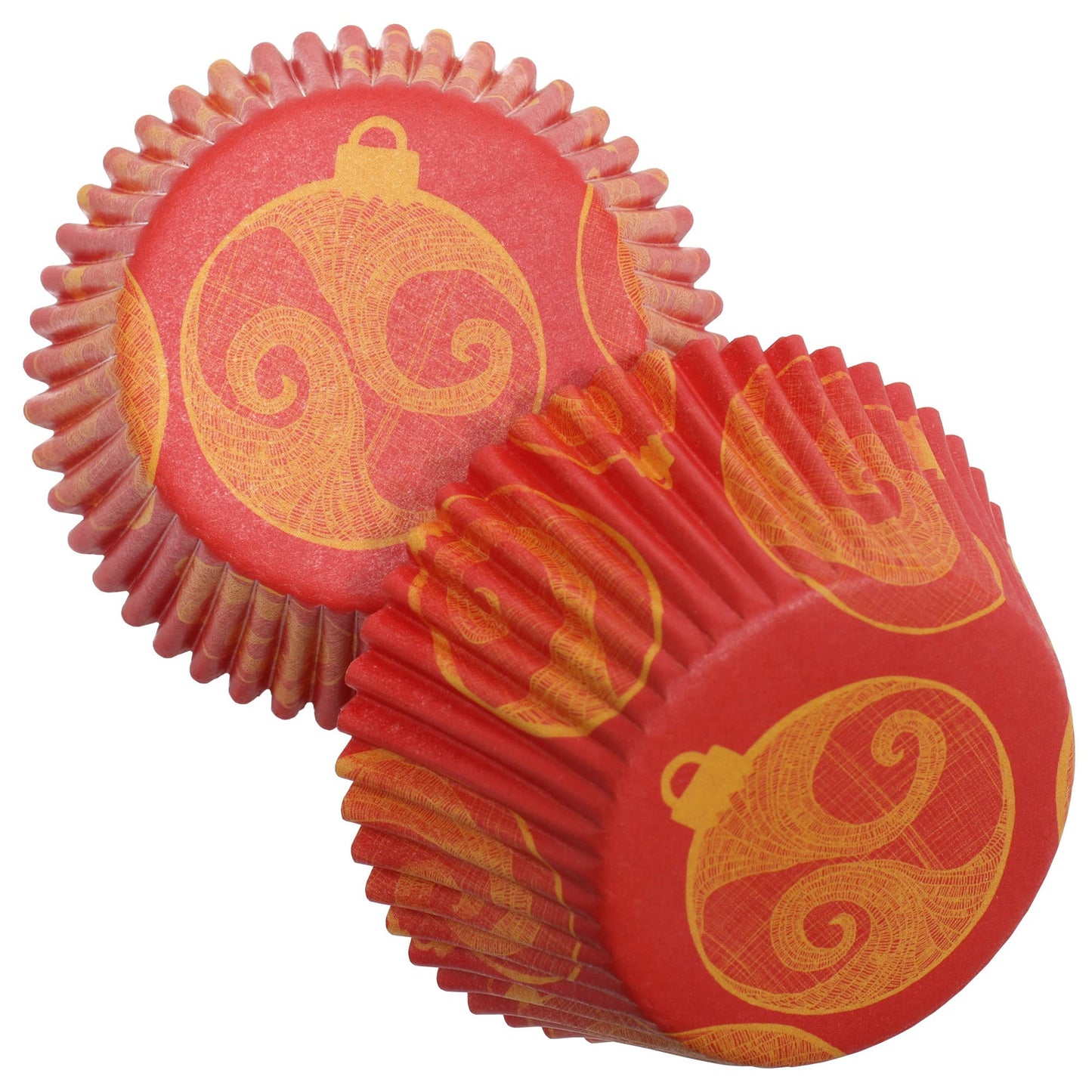 Chef Craft Paper Patterned Valentine's Cupcake Liner Set, 100 Count, Red/Pink