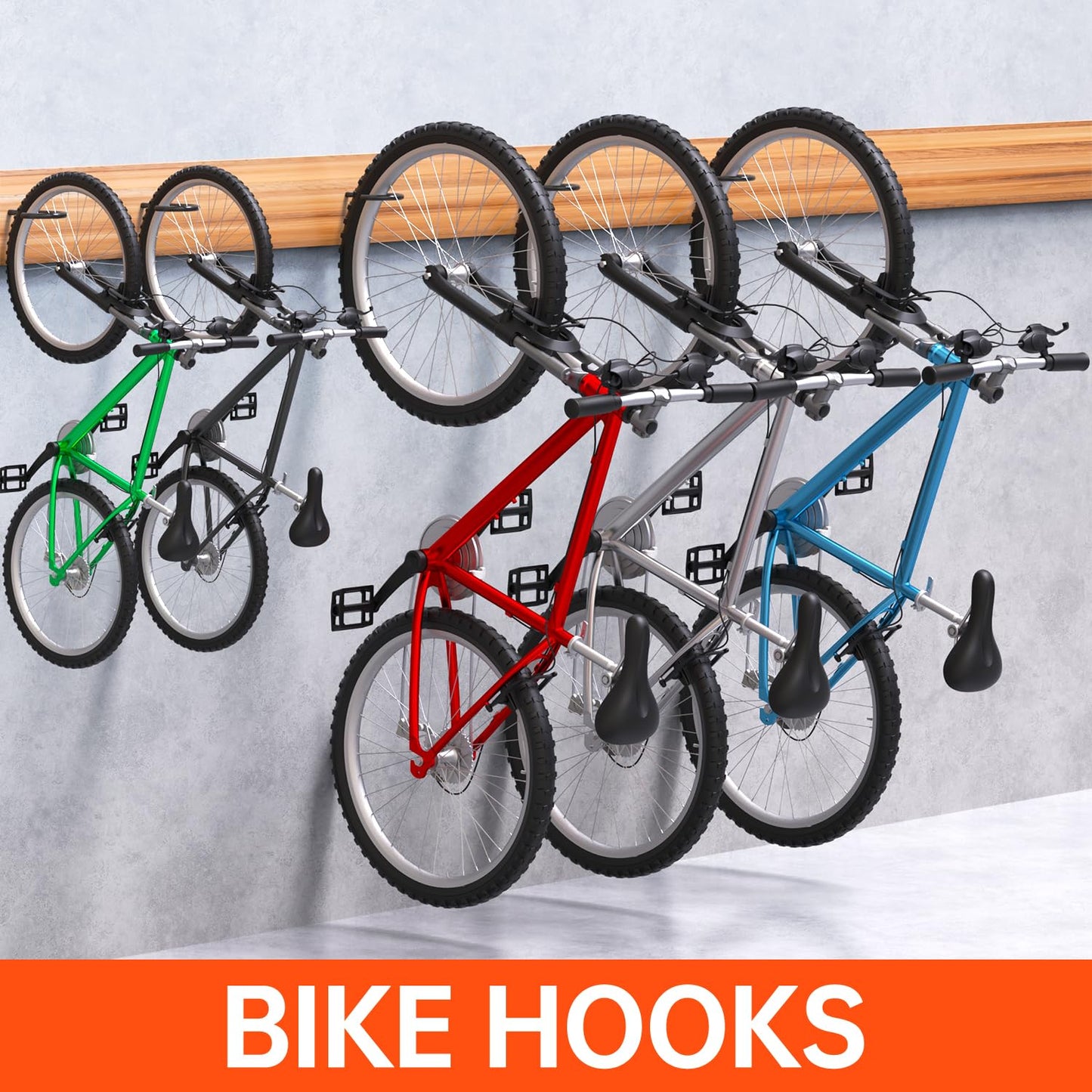 Heavy Duty Hook, Loading Capacity 100 LBS, 6 inch, Hooks for Garage Wall and Garage Ceiling