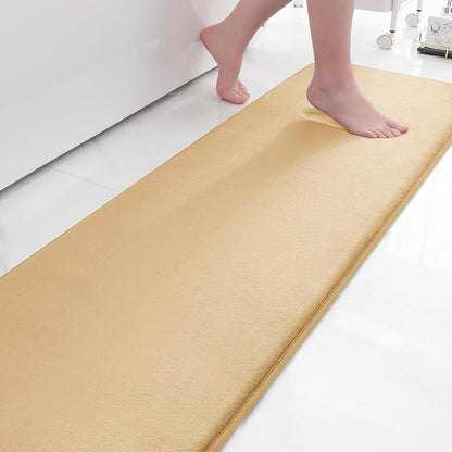 Smiry Memory Foam Bath Mat – Ultra Soft, Absorbent, Non-Slip Rug for Bathroom