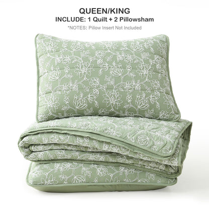 Multiple Colors & Sizes (Twin, Full/Queen, King) – Lightweight 3-Piece Microfiber Bedding
