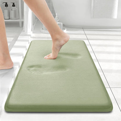 Smiry Memory Foam Bath Mat – Ultra Soft, Absorbent, Non-Slip Rug for Bathroom