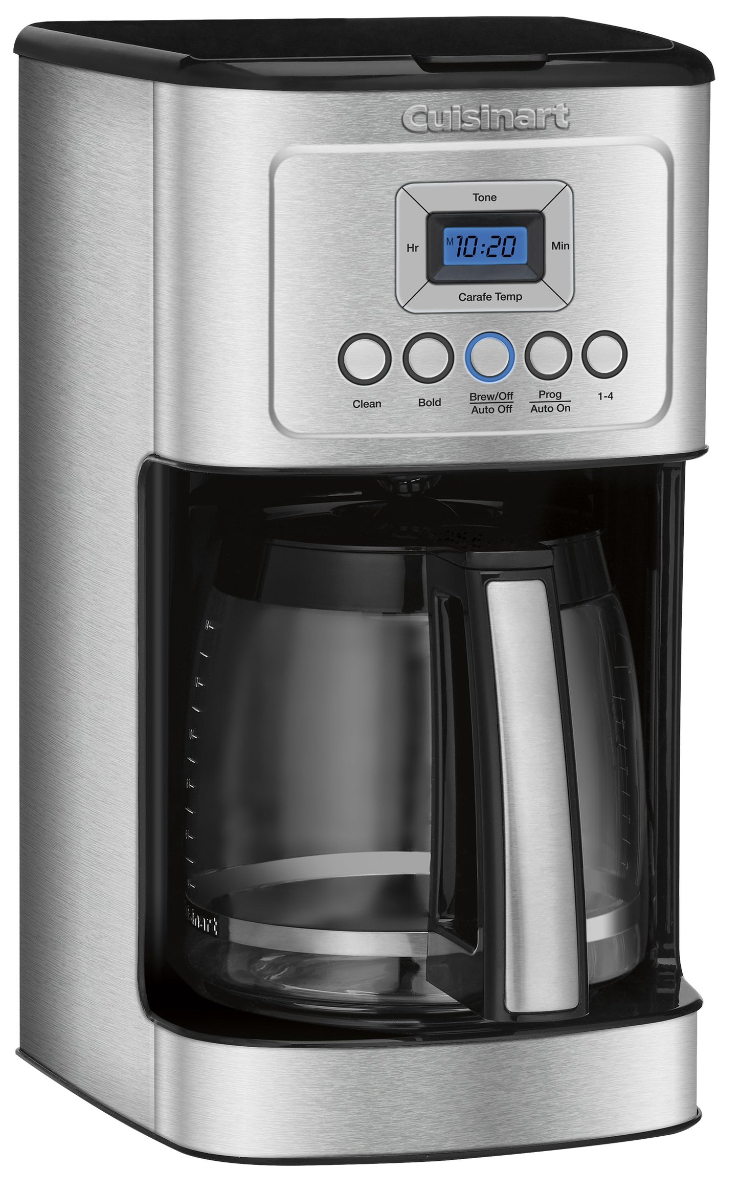 Cuisinart DCC-3200WP1 Perfectemp Kaffeemaschine, 14-Tassen-Glas, weiß 