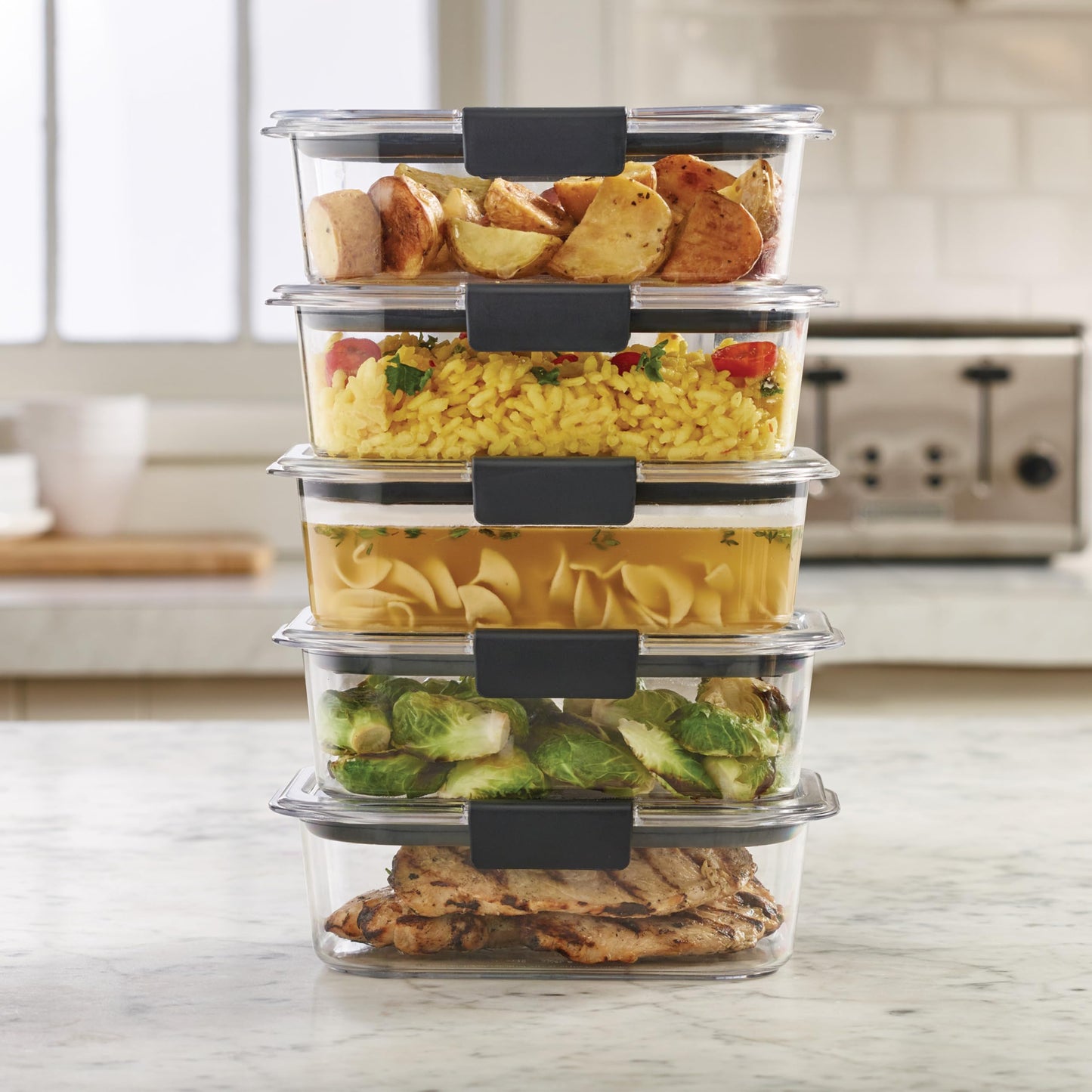 Food Storage Containers BPA Free Airtight Lids