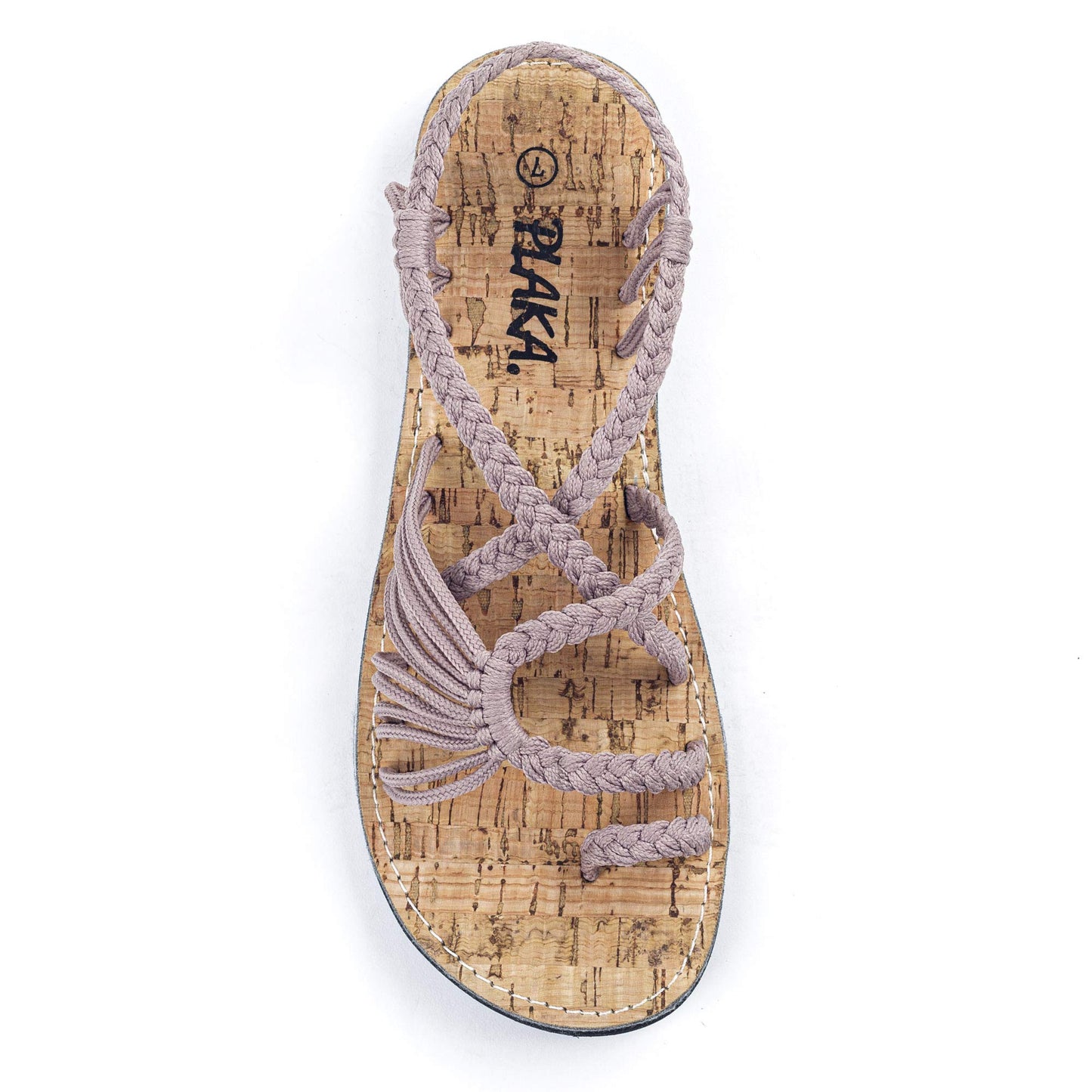 Plaka Flat Sandals for Women Palm Leaf