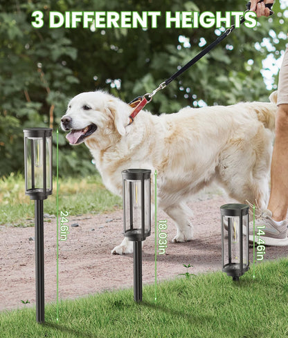 Bright Solar Pathway Lights Outdoor, 8 Pack Solar Garden Lights for Outside Waterproof IP65, Auto On/Off Outdoor Light