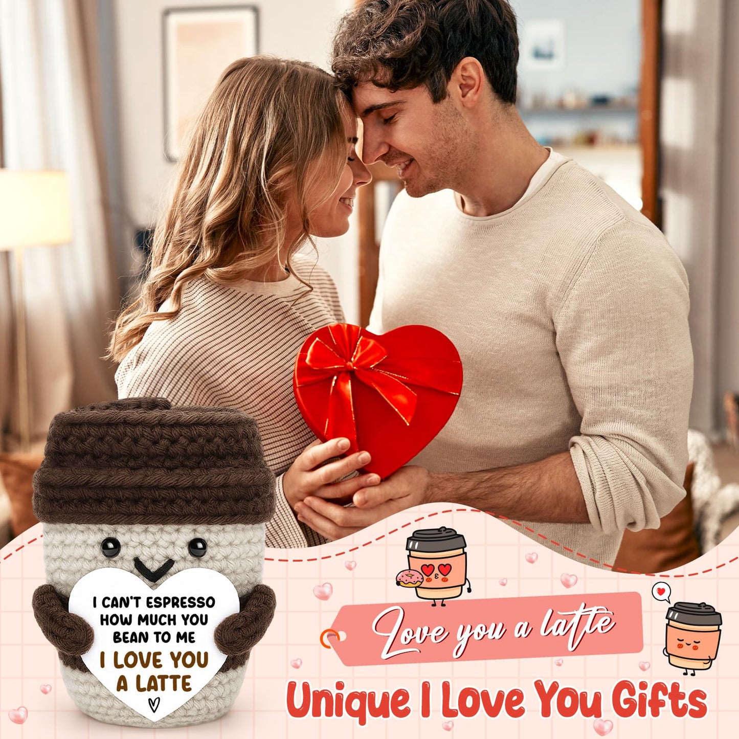 Valentine’s Day Gift – I Love You a Latte Mug | Couples, Friends, Coworkers, Teachers