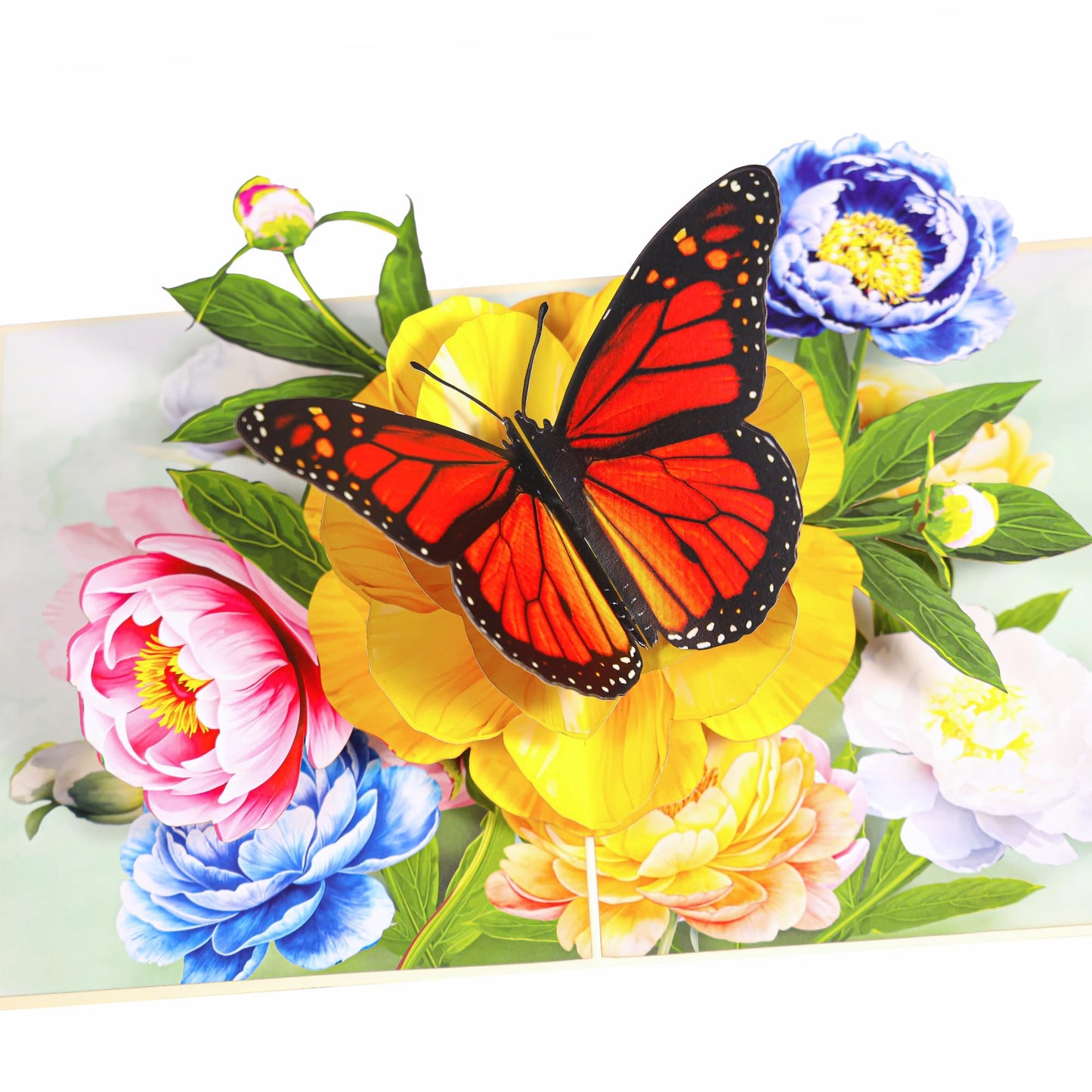 Pop Up Anniversary Card, 3D Cards 6x8 inch