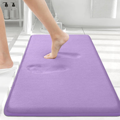 Smiry Memory Foam Bath Mat – Ultra Soft, Absorbent, Non-Slip Rug for Bathroom