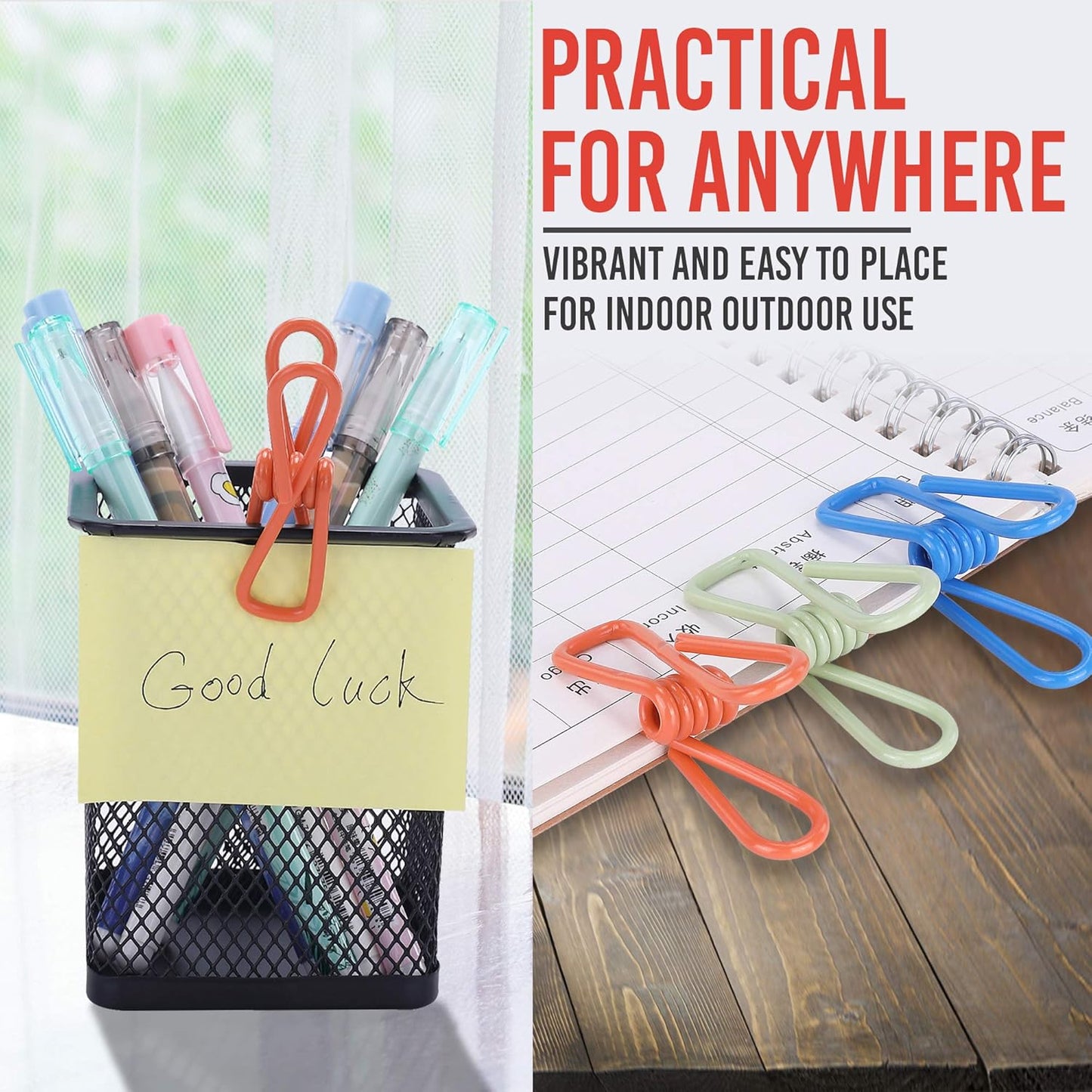 30-Pack Chip Bag Clips (2”) – PVC Coated Food Sealing & Multipurpose Utility Clips