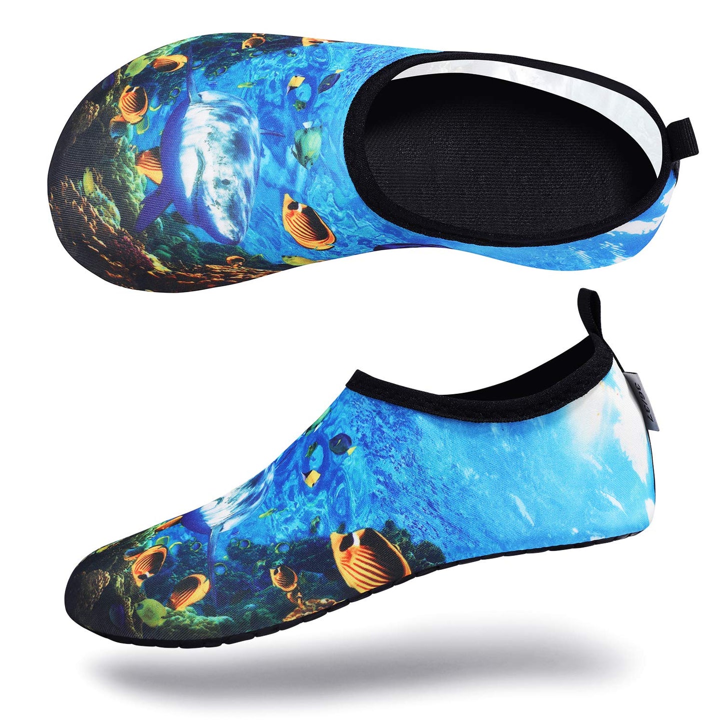 VIFUUR Wassersportschuhe Barfuß Schnelltrocknende Aqua-Yoga-Socken Slip-on für Männer Frauen