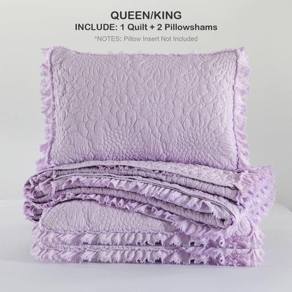 Multiple Colors & Sizes (Twin, Full/Queen, King) – Lightweight 3-Piece Microfiber Bedding