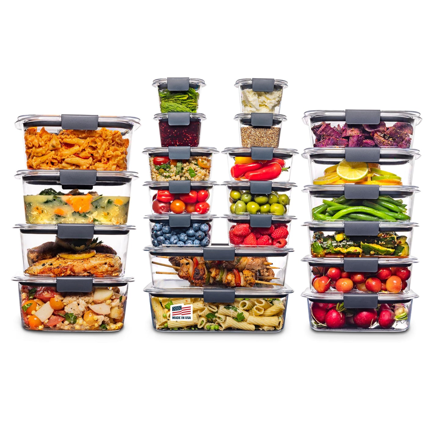Food Storage Containers BPA Free Airtight Lids