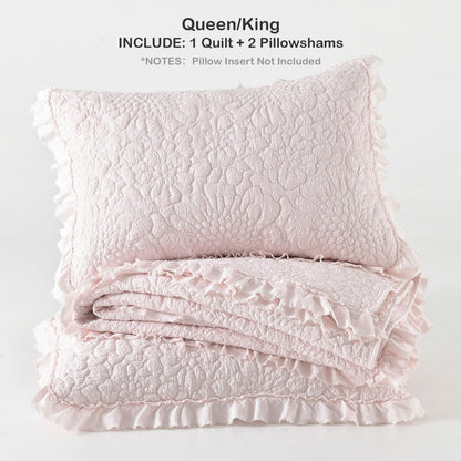 Multiple Colors & Sizes (Twin, Full/Queen, King) – Lightweight 3-Piece Microfiber Bedding