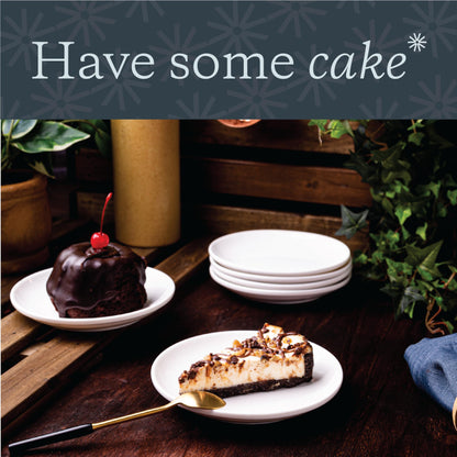 Vikko Ceramic Dinner Plates – Stackable White Plates