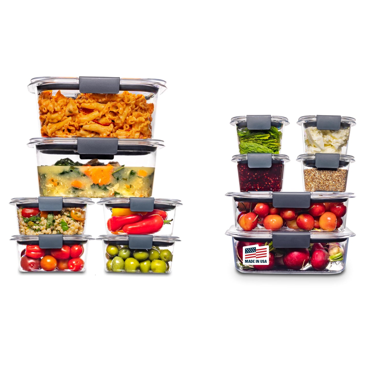 Food Storage Containers BPA Free Airtight Lids