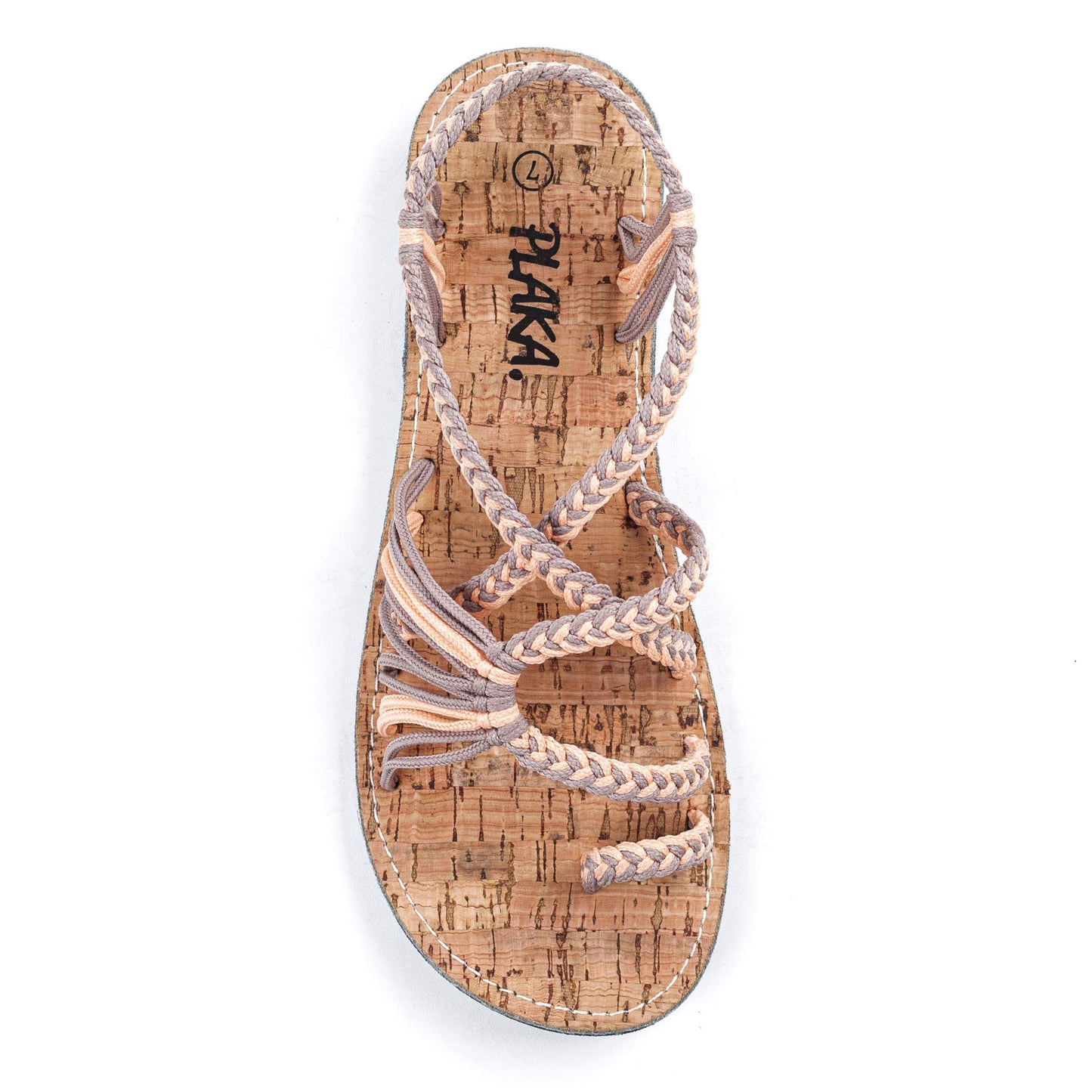 Plaka Flat Sandals for Women Palm Leaf