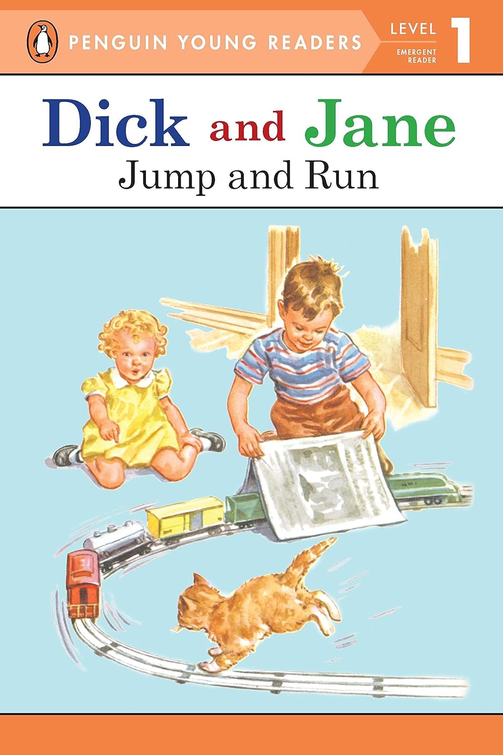 Dick und Jane Level 1 Readers - Kompletter Satz von 6 Kinderbüchern für 3-5 Jahre 