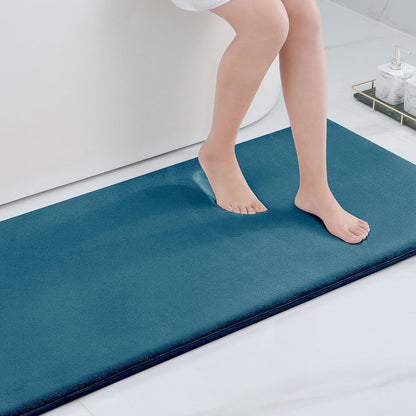 Smiry Memory Foam Bath Mat – Ultra Soft, Absorbent, Non-Slip Rug for Bathroom