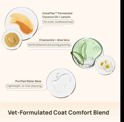 PET Grooming Glove Wipes — 20 Pieces