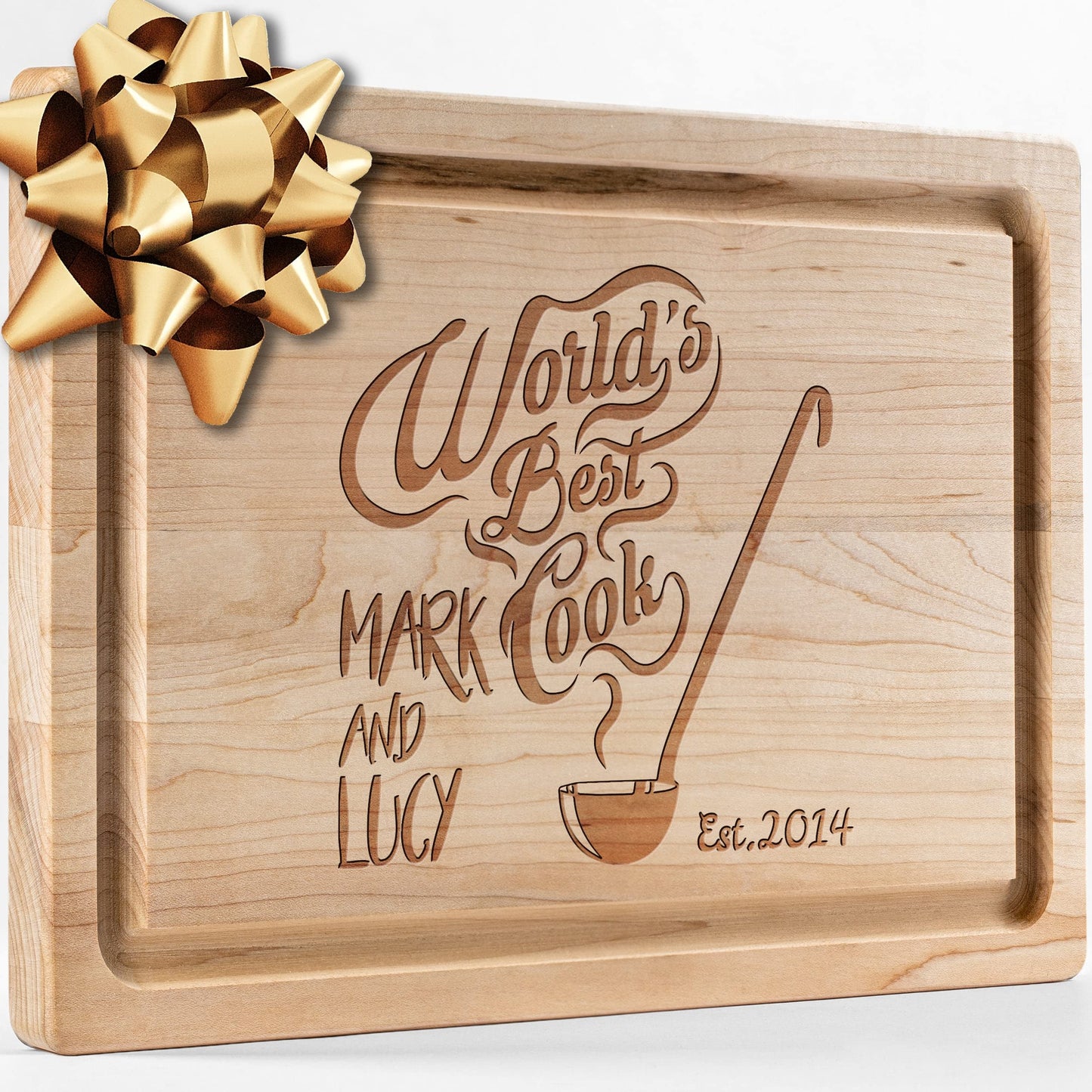 Personalized Walnut Cutting Board with Coasters, Mineral Oil and Gift Wrap Available - Customize Your Own Chopping Board Made in USA (Design 22, 3. Walnut 17"x11")