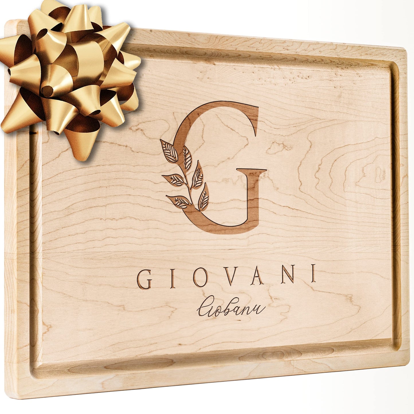 Personalized Walnut Cutting Board with Coasters, Mineral Oil and Gift Wrap Available - Customize Your Own Chopping Board Made in USA (Design 22, 3. Walnut 17"x11")