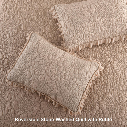 Multiple Colors & Sizes (Twin, Full/Queen, King) – Lightweight 3-Piece Microfiber Bedding