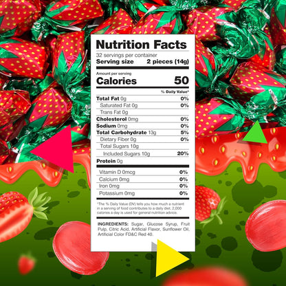 Strawberry Bon Bon Delight (1 lb, ~60 ct) + Handpicked Extra