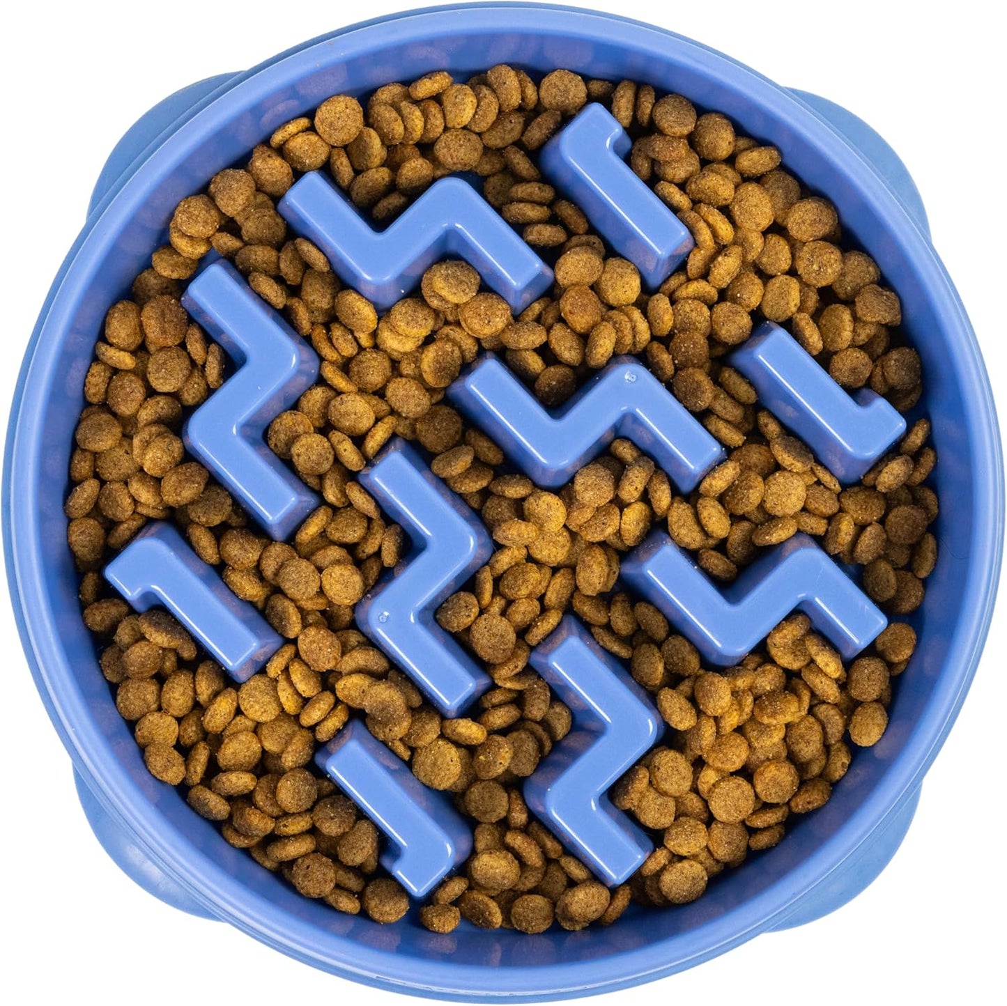 Slow Feeder Dog Bowl with Puzzle Maze, Non-Slip, Holds 4 Cups, Helps Prevent Bloat & Improve Digestion