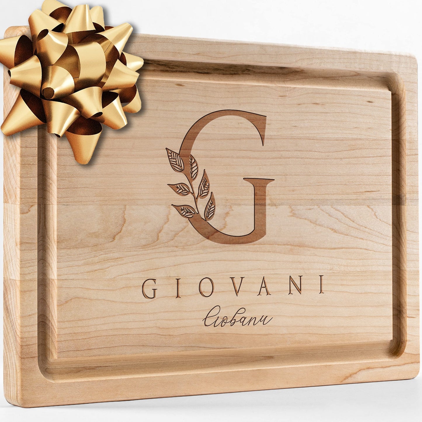 Personalized Walnut Cutting Board with Coasters, Mineral Oil and Gift Wrap Available - Customize Your Own Chopping Board Made in USA (Design 22, 3. Walnut 17"x11")