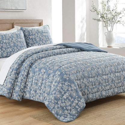 Multiple Colors & Sizes (Twin, Full/Queen, King) – Lightweight 3-Piece Microfiber Bedding