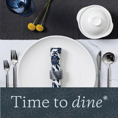 Vikko Ceramic Dinner Plates – Stackable White Plates