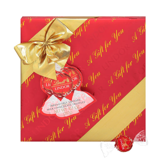 Lindt LINDOR Milchschokoladen-Bonbon-Trüffel, Milchschokolade mit zartschmelzender Trüffelfüllung, 25,4 oz., 60 Stück 