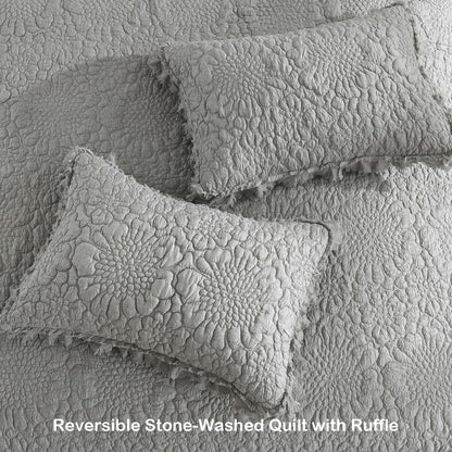 Multiple Colors & Sizes (Twin, Full/Queen, King) – Lightweight 3-Piece Microfiber Bedding