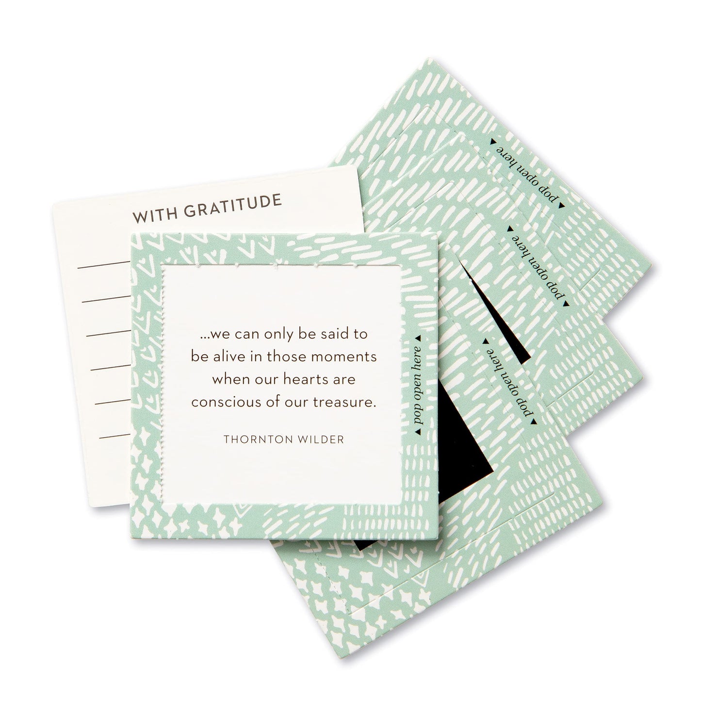 Compendium ThoughtFulls Pop-Open Cards — 2-Pack of Smile, Thank You — 60 Pop-Open Cards, Each with a Different Message Inside